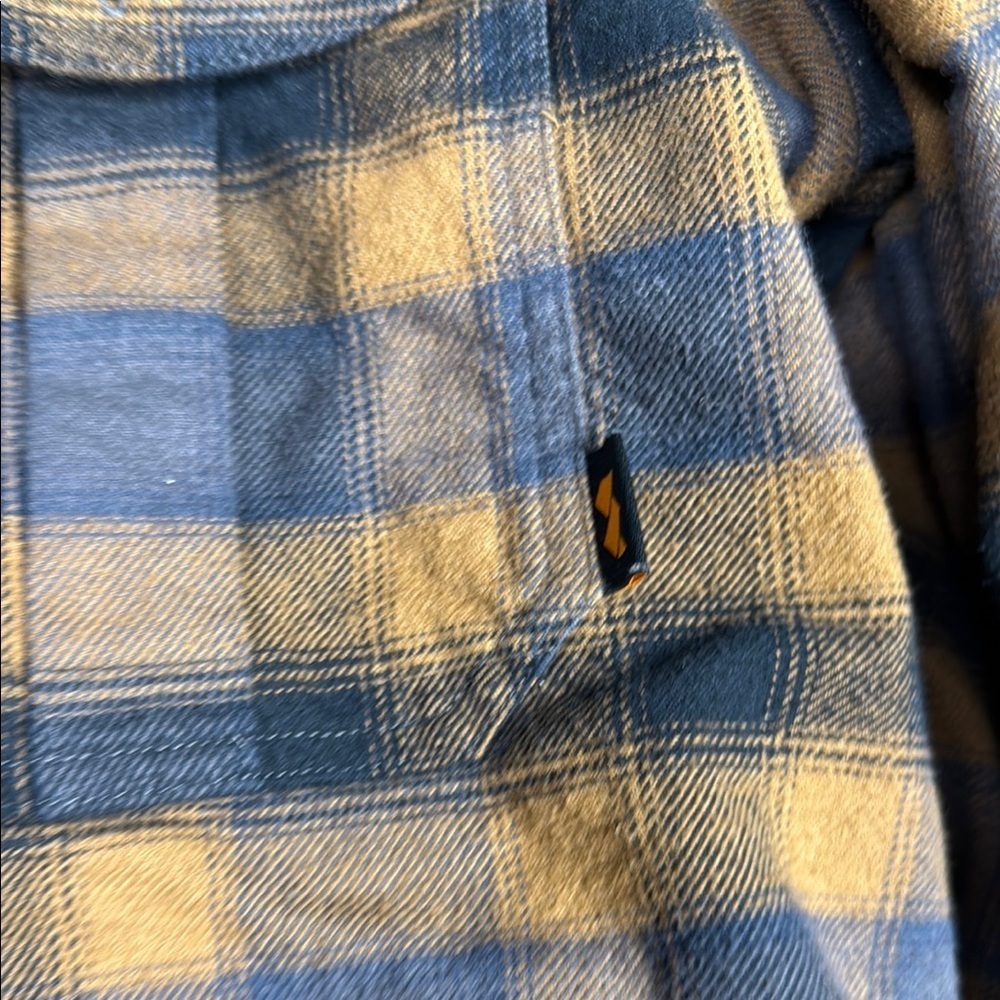 Walls Yellow and Gray Plaid Shirt - Picture 5 of 6